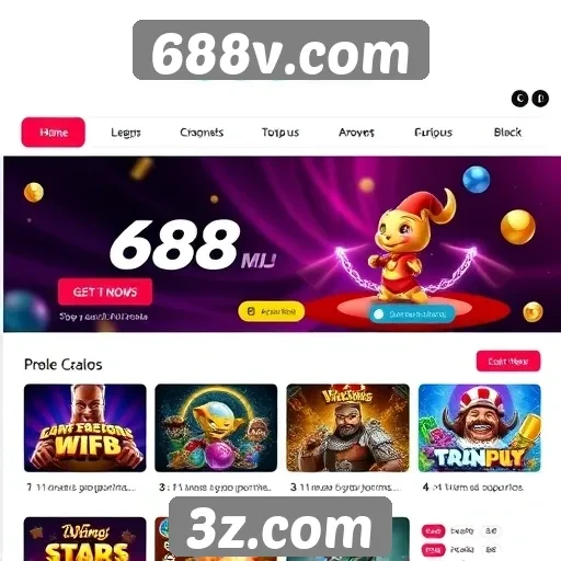 Análise do crescimento do site de jogos 688v